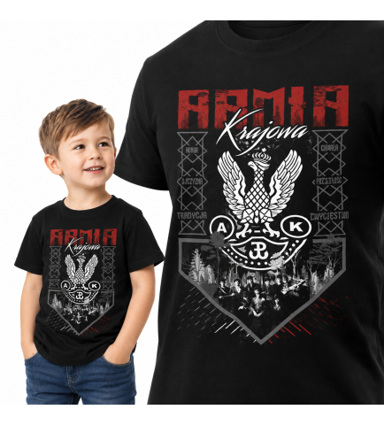 Koszulka dziecięca Patriotyczna ARMIA KRAJOWA